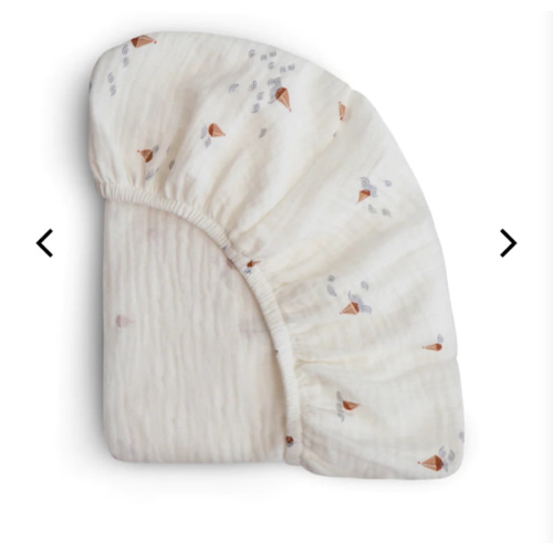 Mushie - Extra Soft Bassinet Muslin Sheet | Kido Bebe