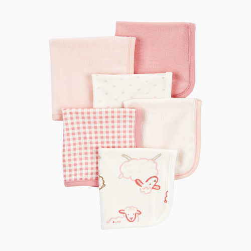 Carter's Washcloths (6-Pack) - Pink