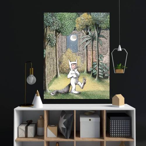 Where The Wild Things, Where the wild things are, Max with Wolves, Portrait Format