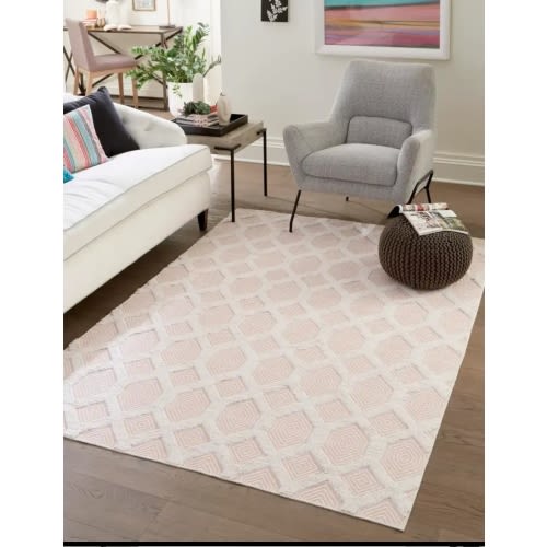Pink 5' 3 x 8' Sabrina Soto Casa Havana Rug | Rugs.com
