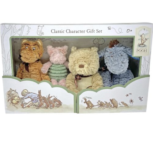 Amazon.com: KIDS PREFERRED Disney Baby Classic Winnie The Pooh and Friends 4 Piece Plush Collector Set Stuffed Animals : Toys & Games