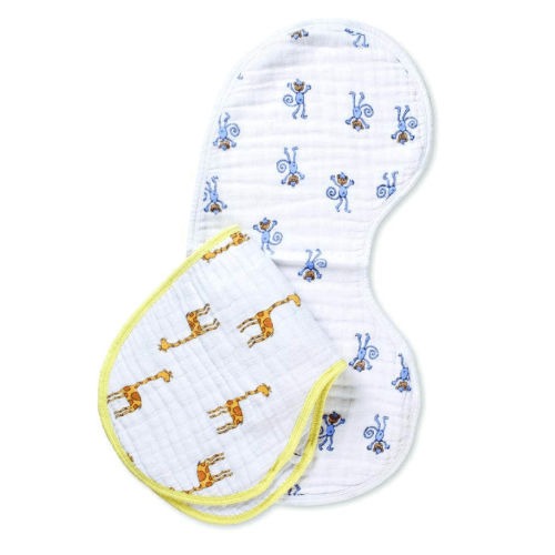 Jungle Jam Classic Burpy Bib 2pk | aden + anais