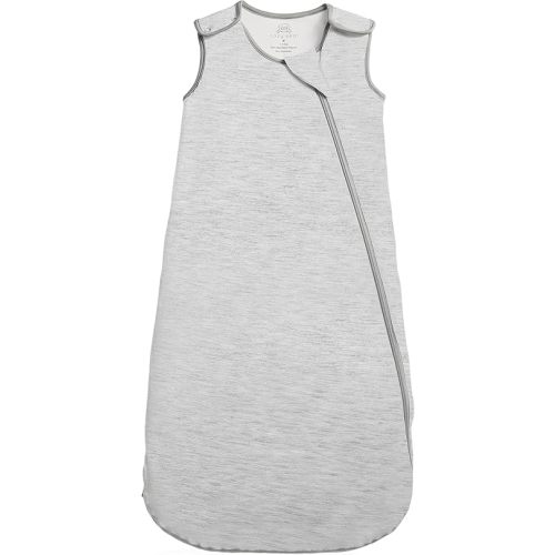 Baby Sleep Sack 6-12 Months, Supersoft Rayon Made from Bamboo Sleep Sack 1.0 TOG, 2-Way Zipper Baby Sleeping Bag 12-18 Months, Wearable Blanket Baby