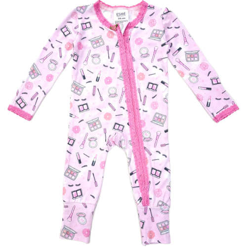 Makeup Lace Flip Footie