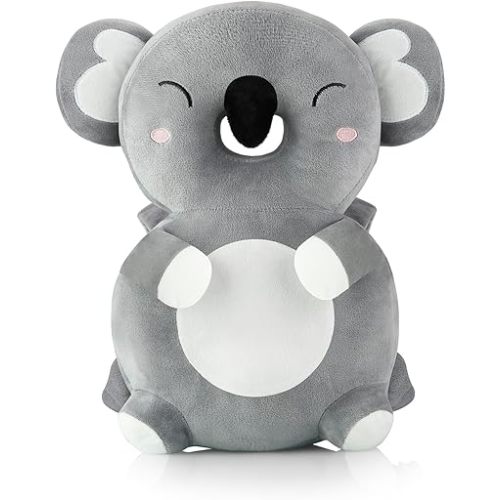 PandaEar Baby Head Protection Backpack, Toddler Walking Head Protector, Adjustable Head Protector Pad Safety Cushion (Koala Grey)