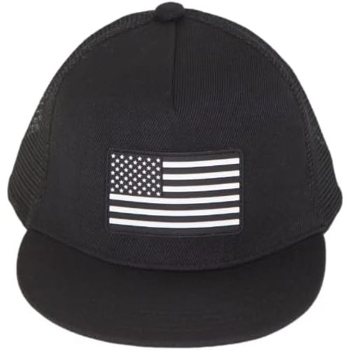 Baby Hats - Baseball Hat, Newborn Youth Flat Brim Mesh Trucker Surf Skate Bubba Bro Fitted Beach Cap Gorros para Bebes