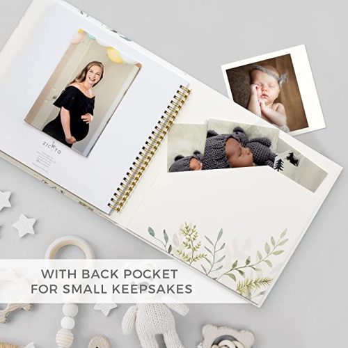 Keepsake Baby Memory Book for Boys & Girls – Timeless First 5 Year Baby Book Photo Album – Gender Neutral Baby Book And Journal - A Milestone Book to Record Every Event from Birth to Age 5