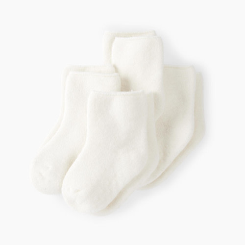 Carter's Little Planet No-Slip Socks (4 Pack) - Cream, 0-3 Months