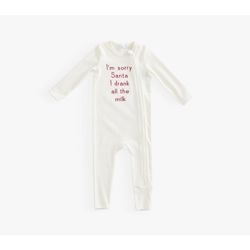 Sorry Santa I Drank All the Milk Organic Cotton Baby Pajama