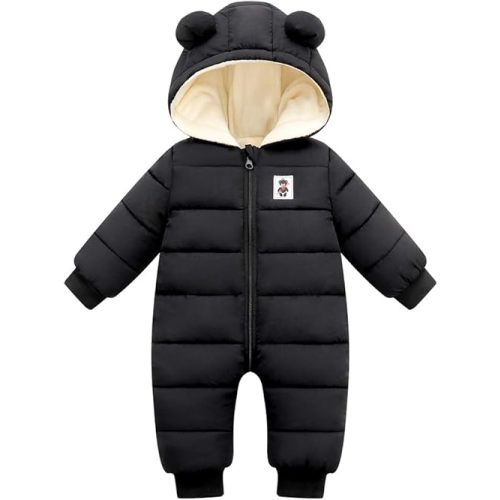 Cute Baby Boys Snowsuit New Born baby girls Winter Coat Toddler Clothes