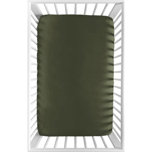 Sweet Jojo Designs Woodland Camo Mini Fitted Crib Sheet | Wayfair