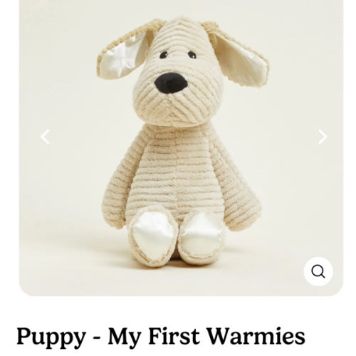 Microwavable Puppy - My First Warmies | Warmies USA