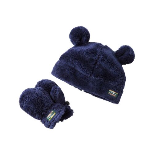 Toddlers' Hi-Pile Hat and Mitten Set | Accessories at L.L.Bean