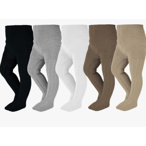 EPEIUS Baby Girl Tights Thick Cable Knit Leggings Stockings Cotton Pantyhose for Newborn Infant Toddler 3/4/5/6 Pack
