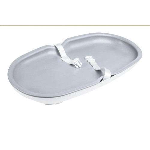 Ubbi Baby Changing Pad, Easy to Clean with Detachable Base, Gray Pad