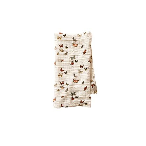 CLEMENTINE KIDS Muslin Infant Swaddles (Butterfly Swarm)