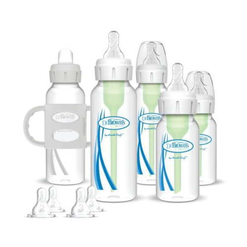 Dr. Brown’s® Options+™ First Year Transitions Gift Set - Grey, 9 pieces