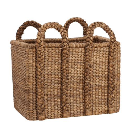 Beachcomber Rectangular Handled Storage Baskets | Pottery Barn