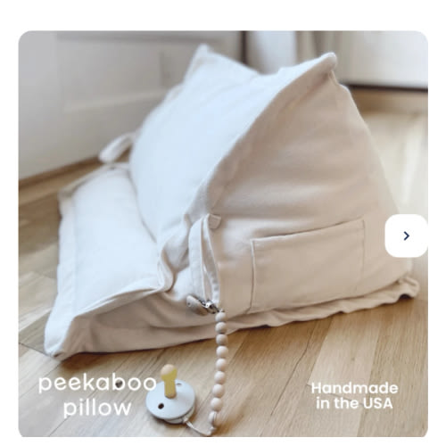 Peekaboo Pillow™ Official Site - Organic Infant Lap Pillow