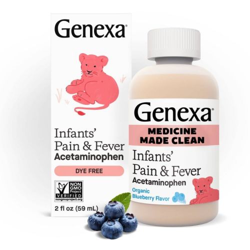 Genexa Infant's Acetaminophen Pain And Fever - Blueberry Liquid - 2 Fl Oz