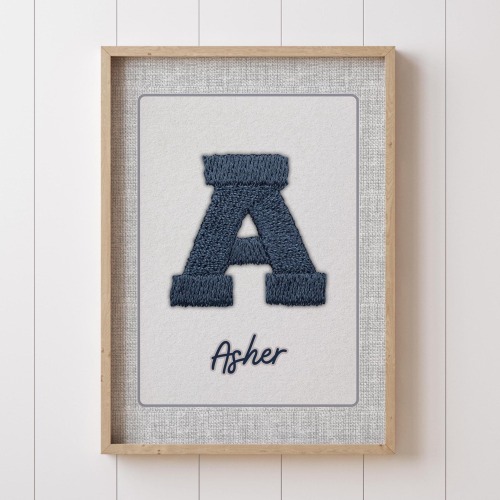 Boys Nursery Name Sign, Personalized Wall Art Print, Kids Monogram Print, Custom Kids Room Print, Boys Name Wall Art Art, Baby Boy Name Sign