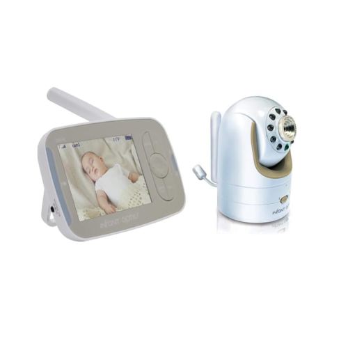 Infant Optics Accessories Optics DXR-8 v1.3 Full Kit Baby Monitor, Round-pin Charging Port Version, White