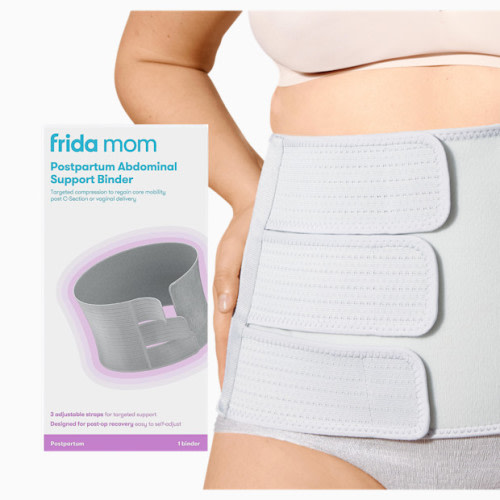 Postpartum Abdominal Support Binder - Grey