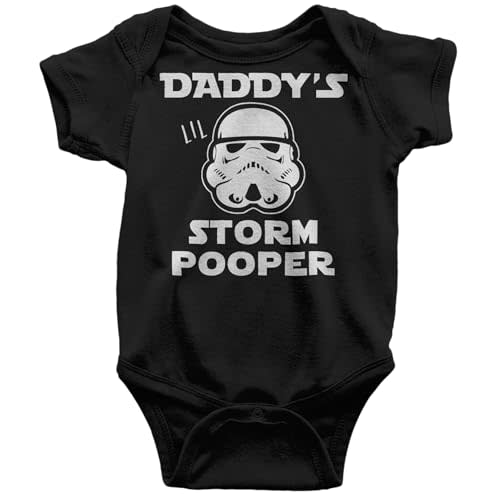 Sith Happens Bodysuit, Funny Baby Clothing, Star Wars Inspired, Black 0-3 mo