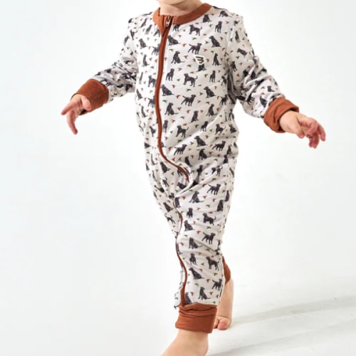 Baby Zip Up - Ducks And Dogs – BURLEBO