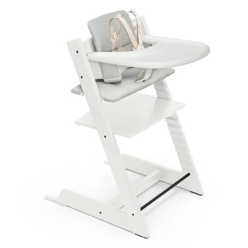 Tripp Trapp® High Chair² Complete - White/Nordic Grey