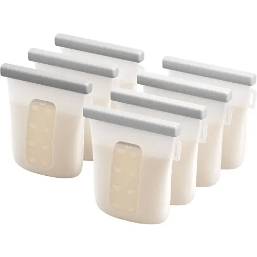 Nuliie 7 Pcs Breastmilk Storage Bags 8oz/240ml