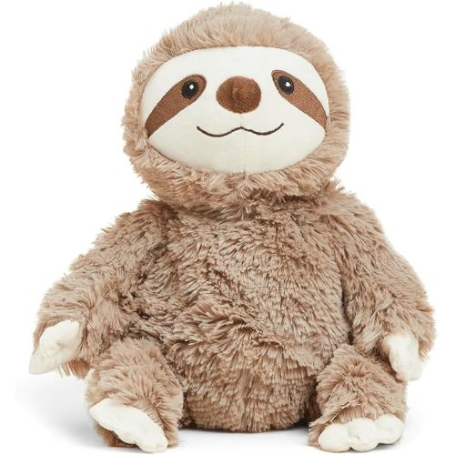 warmies Sloth heatable French Lavender Scented Stuffed Animal - Cute Soft and Cuddly Plush Gift for All Ages - 1 Count (Pack of 1)