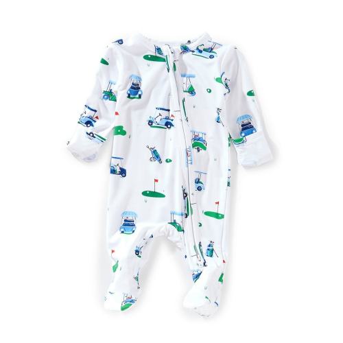 Angel Dear Baby Boys Newborn-12 Months Long Sleeve Golf Cart Footie Coverall