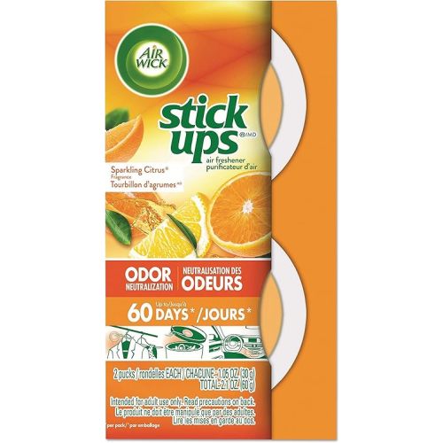 Air Wick Stick Ups Air Freshener, Sparkling Citrus, 2ct