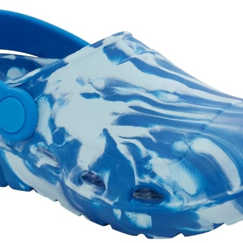 Toddler Tie-Dye Light-Up Rubber Clogs - 5 - Style,Blue
