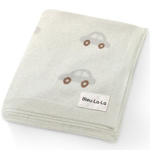 Baby Blanket for Boys100% Luxury Cotton Soft Knit Swaddle Blanket for Newborns and Infants Baby Boys and Girls, Color: Cars - cream