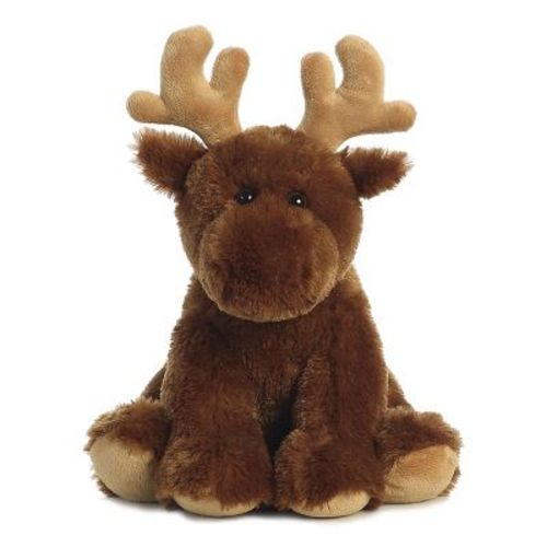 Aurora Large Moose Cuddly Stuffed Animal Brown 14"