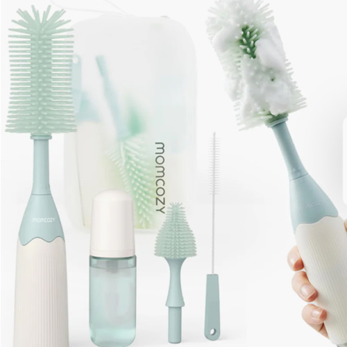 Momcozy Innovative Push-Press Design Bottle Brush Kit