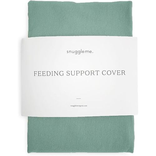 Snuggle Me Organic | Feeding Support Cover v2 | Nursing, Bottle Feeding and Bonding Support | Organic Cotton | Moss - Covers fit the new v2 Feeding Pillow