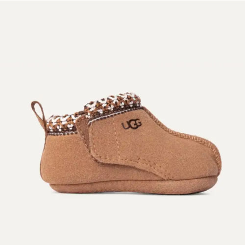 UGG: Baby Tasman Slippers in Chestnut