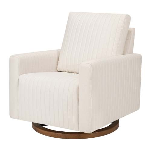 Poe Channeled Swivel Glider in Eco-Performance Fabric | Water Repellent & Stain Resistant