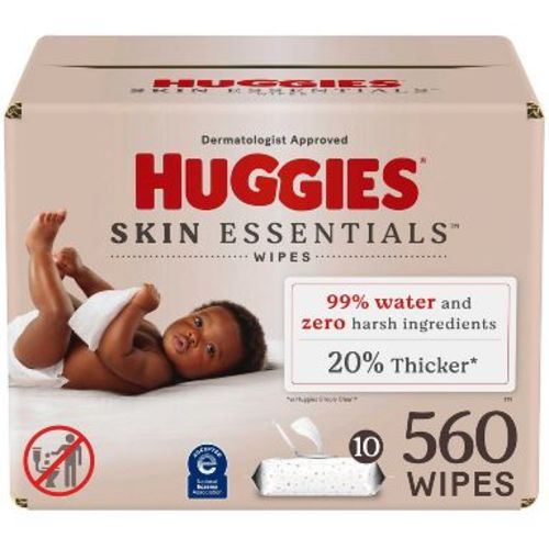 Huggies Skin Essentials Baby Wipes - 560ct/10pk