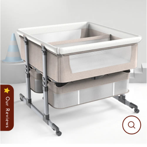 Bedside Bassinet for Twins