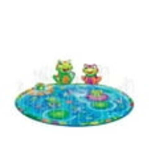Froggy Pond Splash Mat Sprinkler Pool Outdoor Play Mat