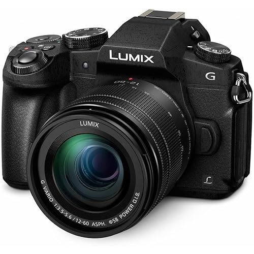 Panasonic LUMIX G85 4K Digital Camera, 12-60mm Power O.I.S. Lens, 16 Megapixel Mirrorless Camera, 5 Axis In-Body Dual Image Stabilization, 3-Inch Tilt and Touch LCD, DMC-G85MK (Black)