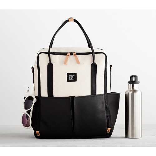 Petunia Pickle Bottom Intermix Backpack - Birch/Black