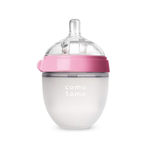 Comotomo Baby Bottle Single Pack, Pink, 5oz
