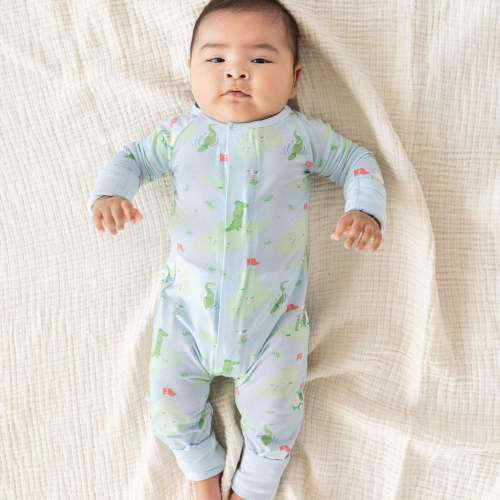 a putt above modal magnetic grow with me convertible coverall; size: newborn