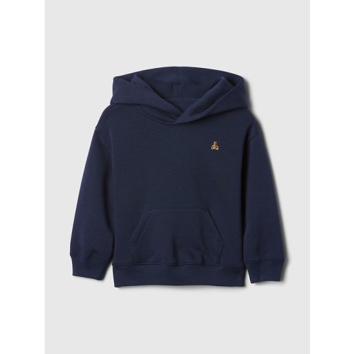 babyGap Vintage Soft Brannan Bear Hoodie in blue, size: 6-12 M