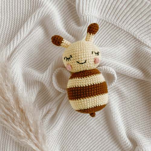 Honey Bee Crochet Rattle - PRE ORDER